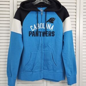 NEW Women's NFL Carolina Panthers Full Zip Hooded Jacket